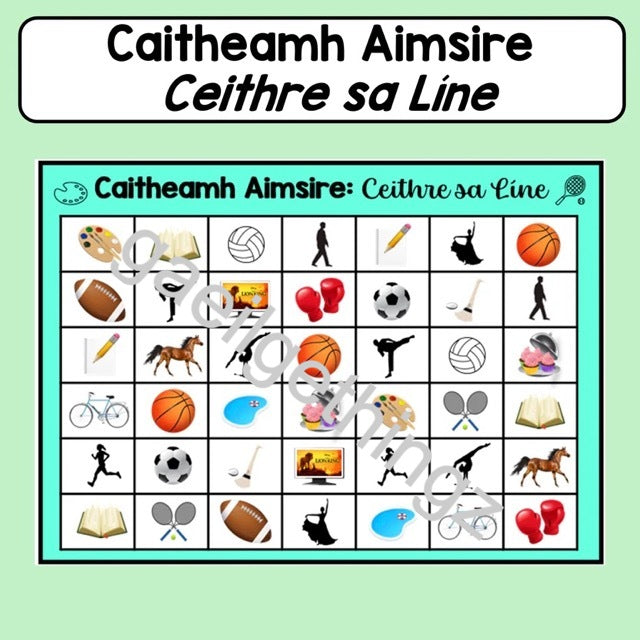 Caitheamh Aimsire: 4 in a Row
