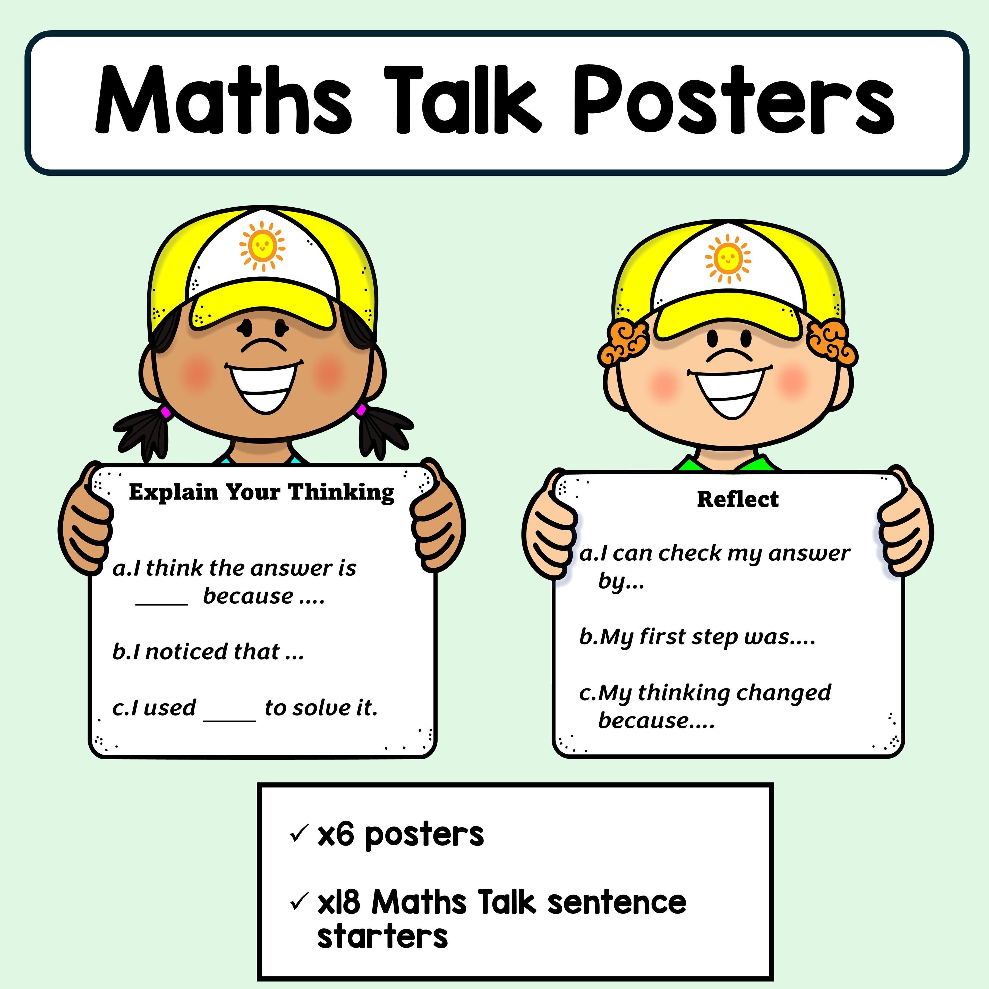 Maths Talk - Posters
