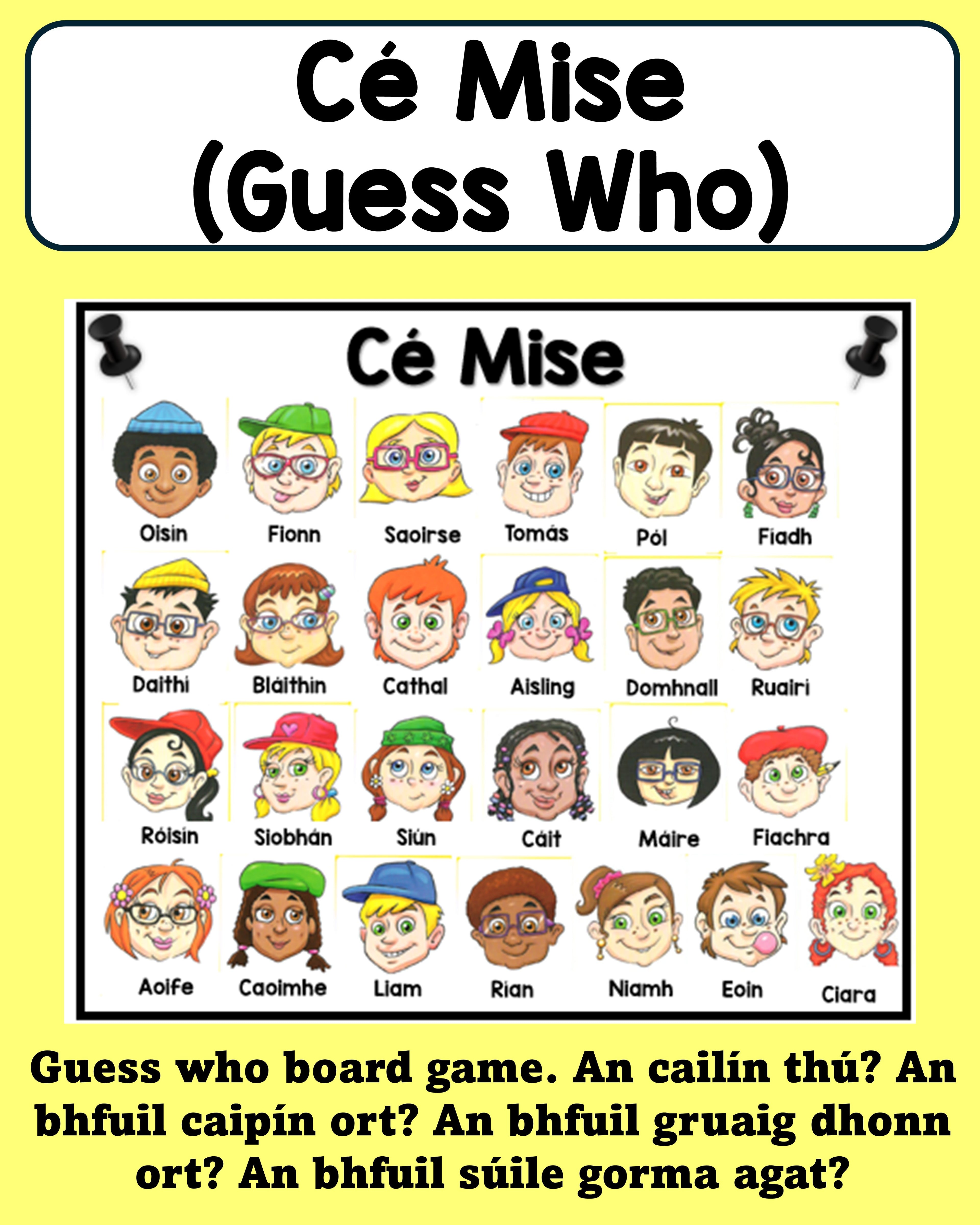 Cé Mise - Guess Who (Mé Féin)