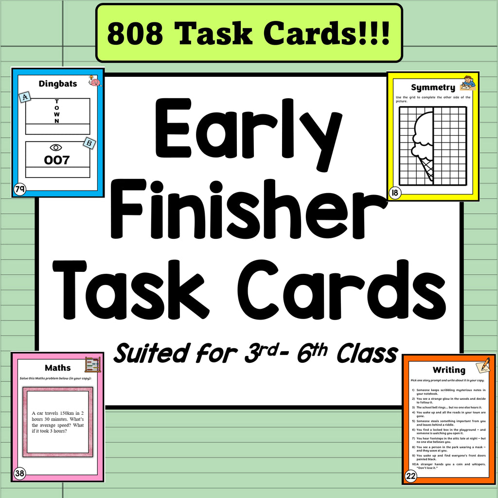 Early Finishers (3rd - 6th Class)