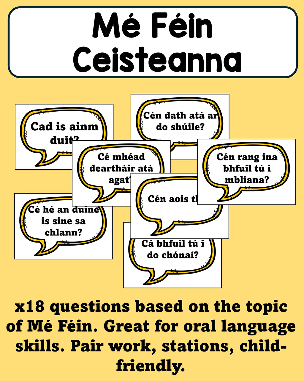 Mé Féin - Ceisteanna