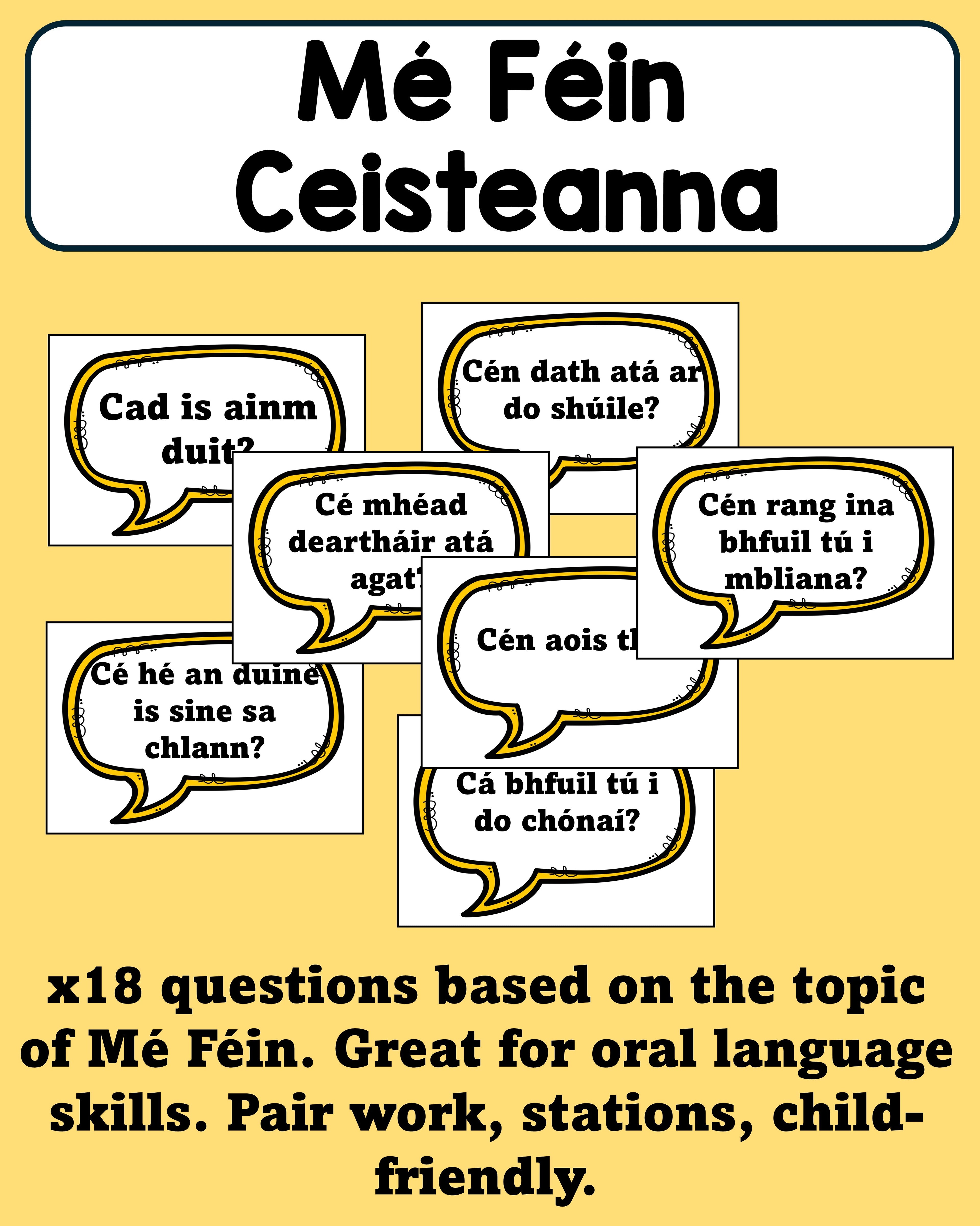 Mé Féin - Ceisteanna