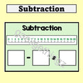 Subtraction Activity Card