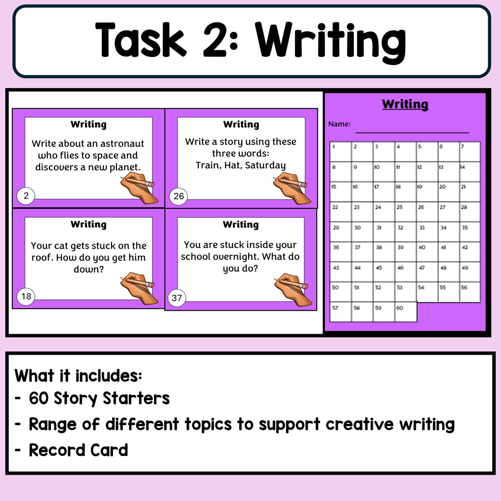 Early Finisher Task Cards (1st/2nd class)