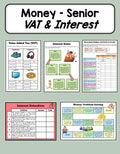 Money (VAT, Interest, Currency) - Senior