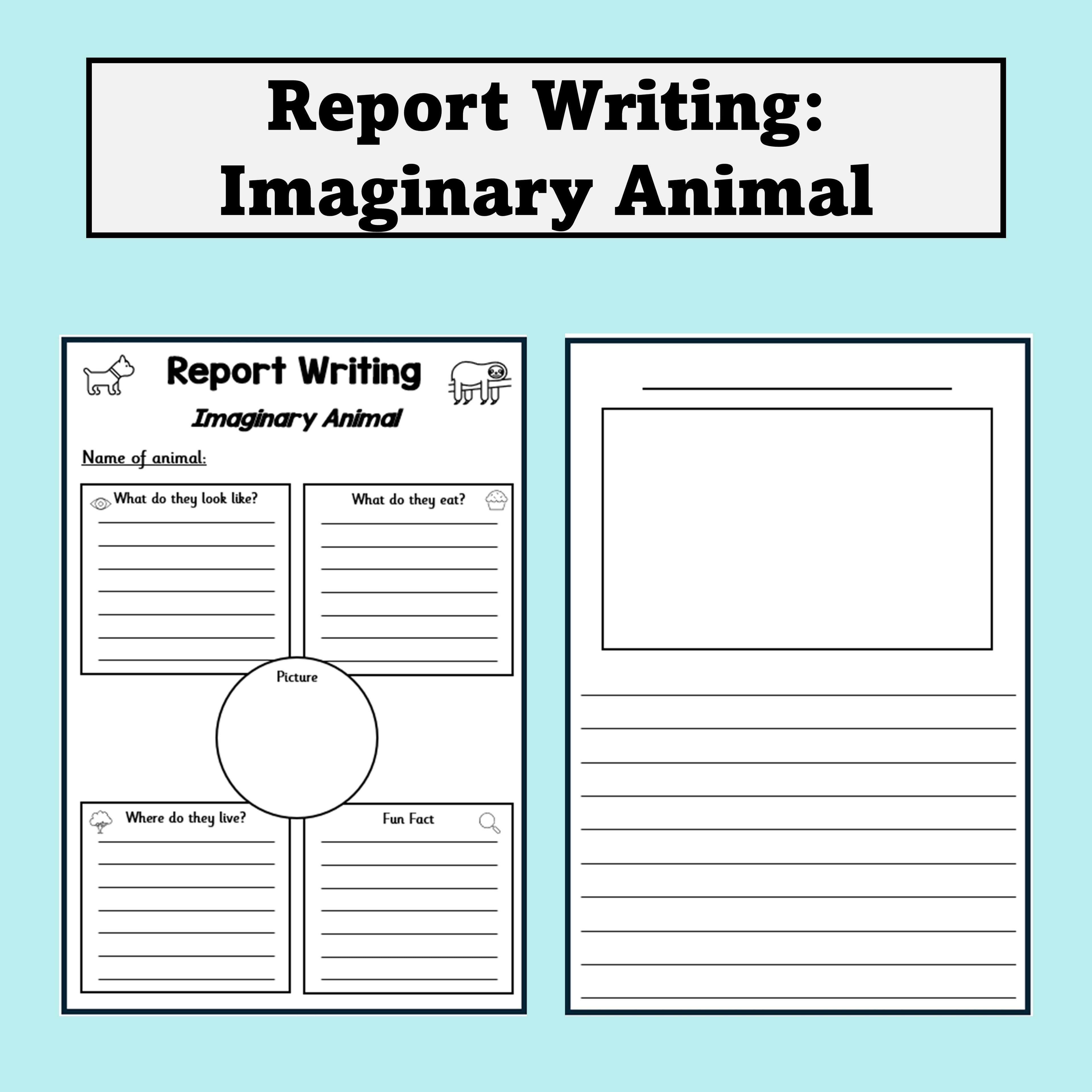 Report Writing: Imaginary Animal