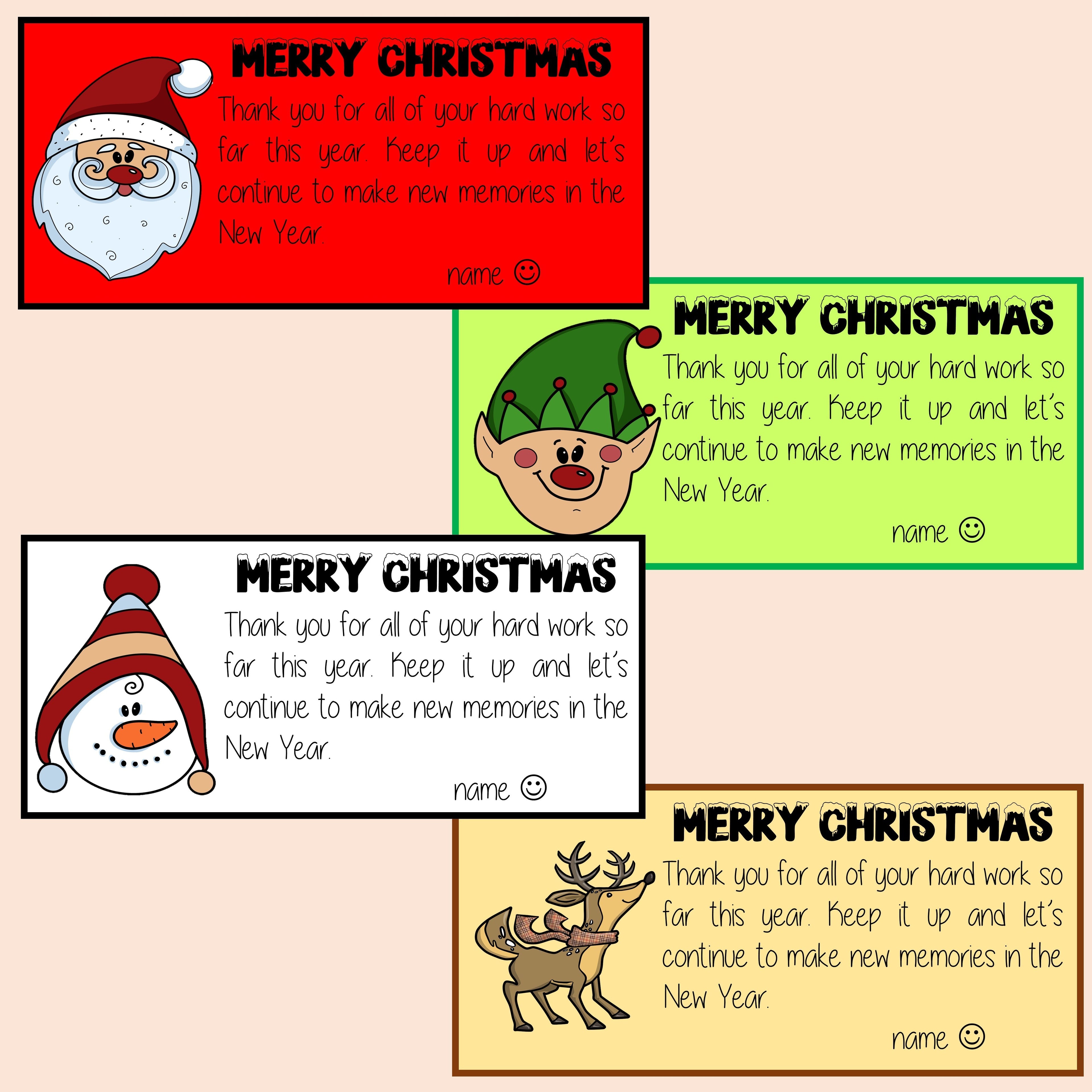Christmas Tags