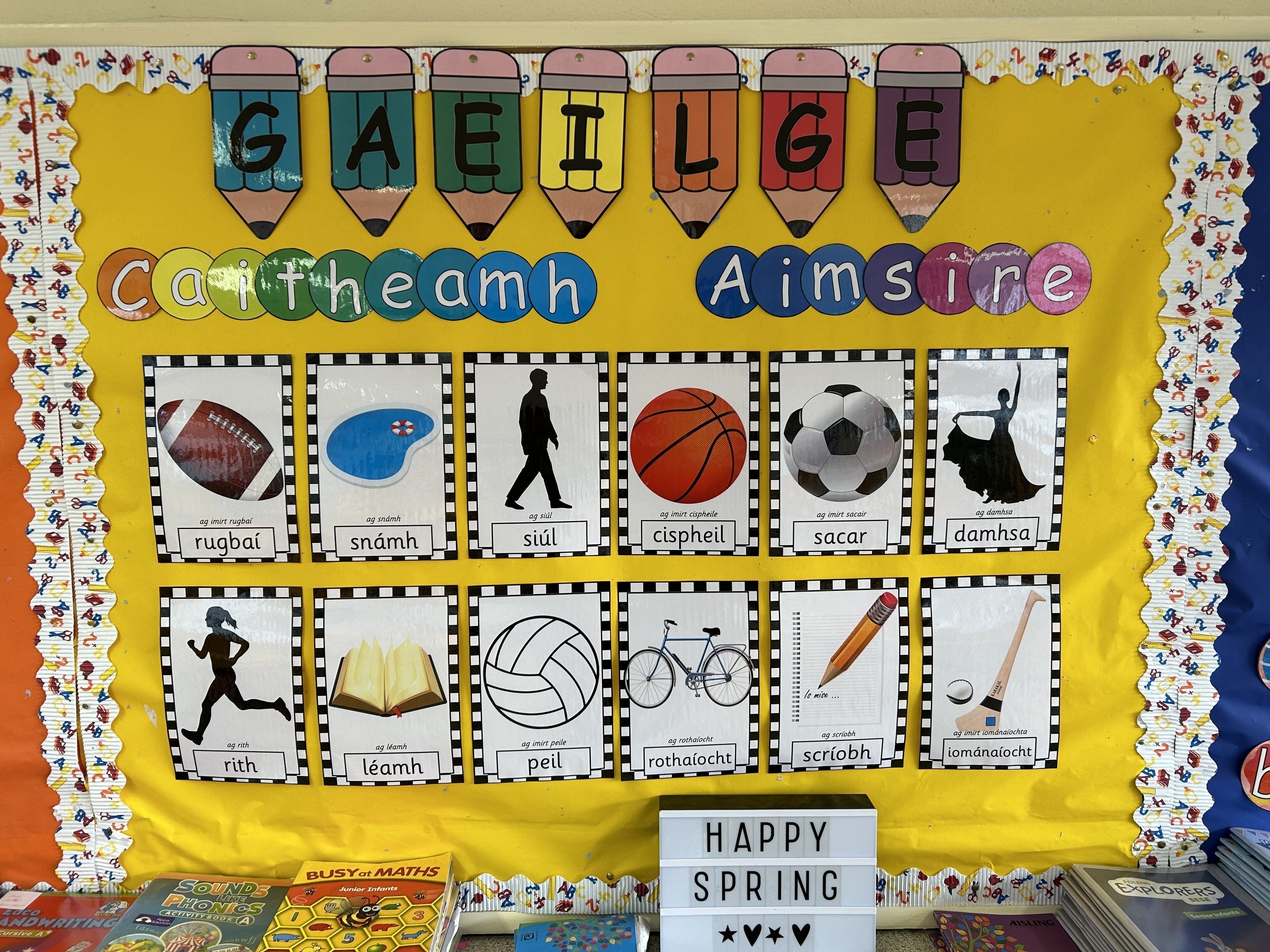 Caitheamh Aimsire - Display (Vocab)