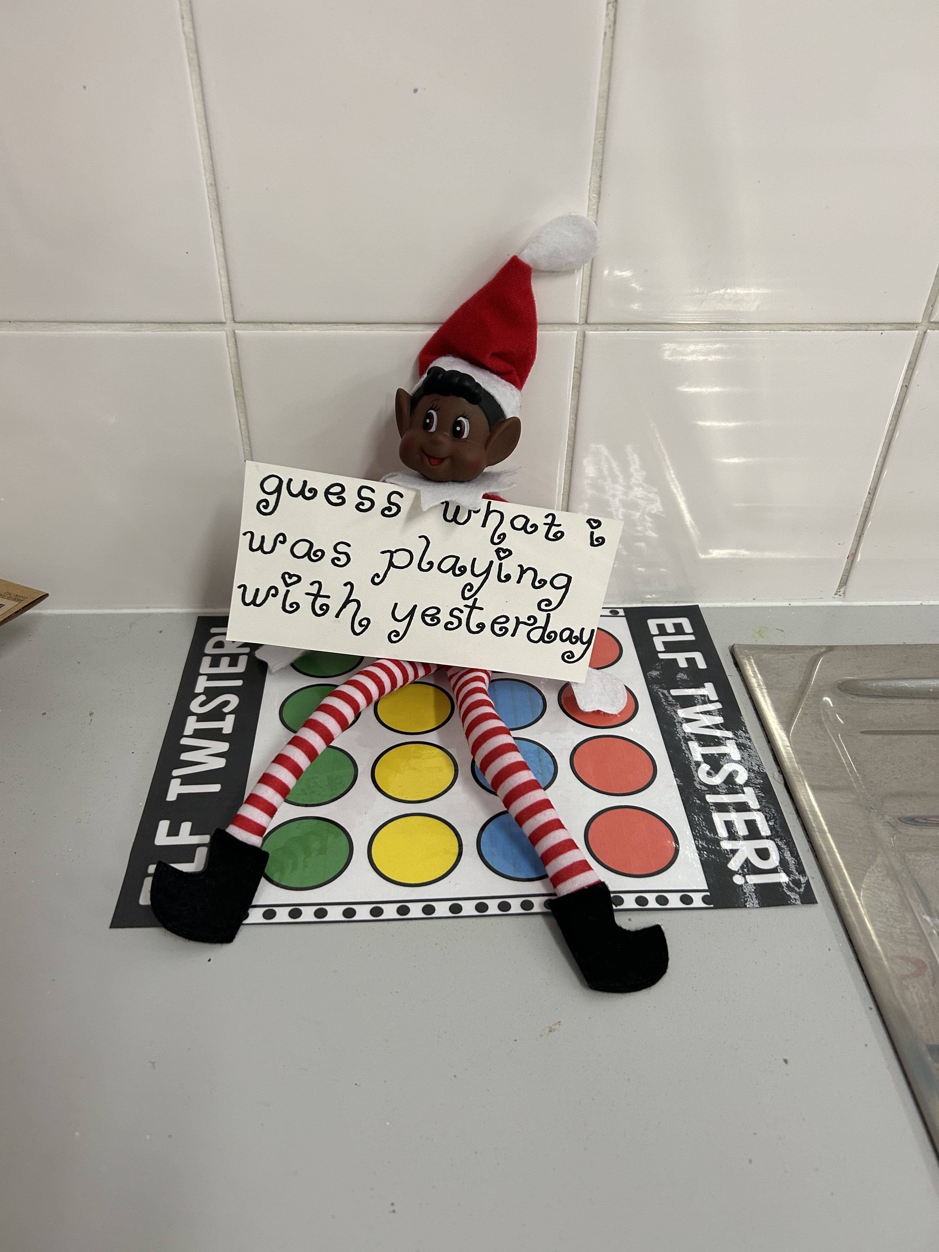 Elf Twister Game