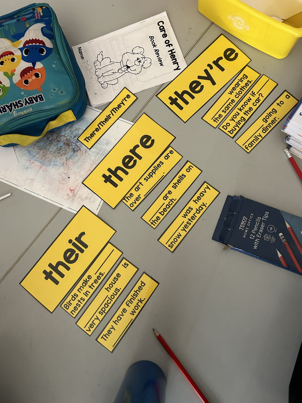 There/Their/They're - Homophone Activity