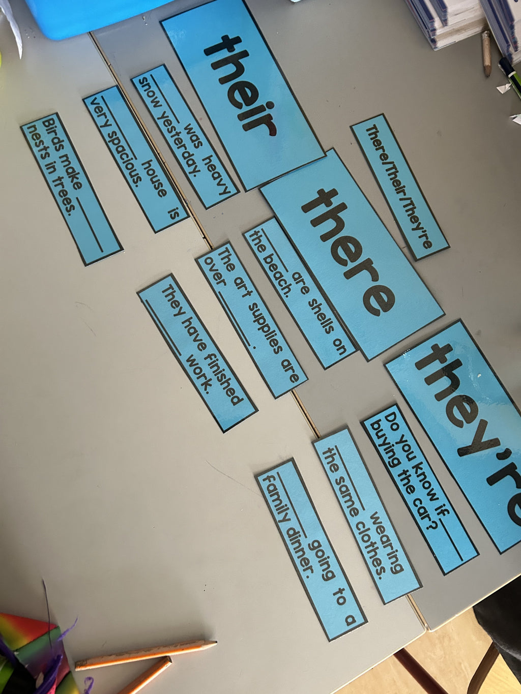 There/Their/They're - Homophone Activity