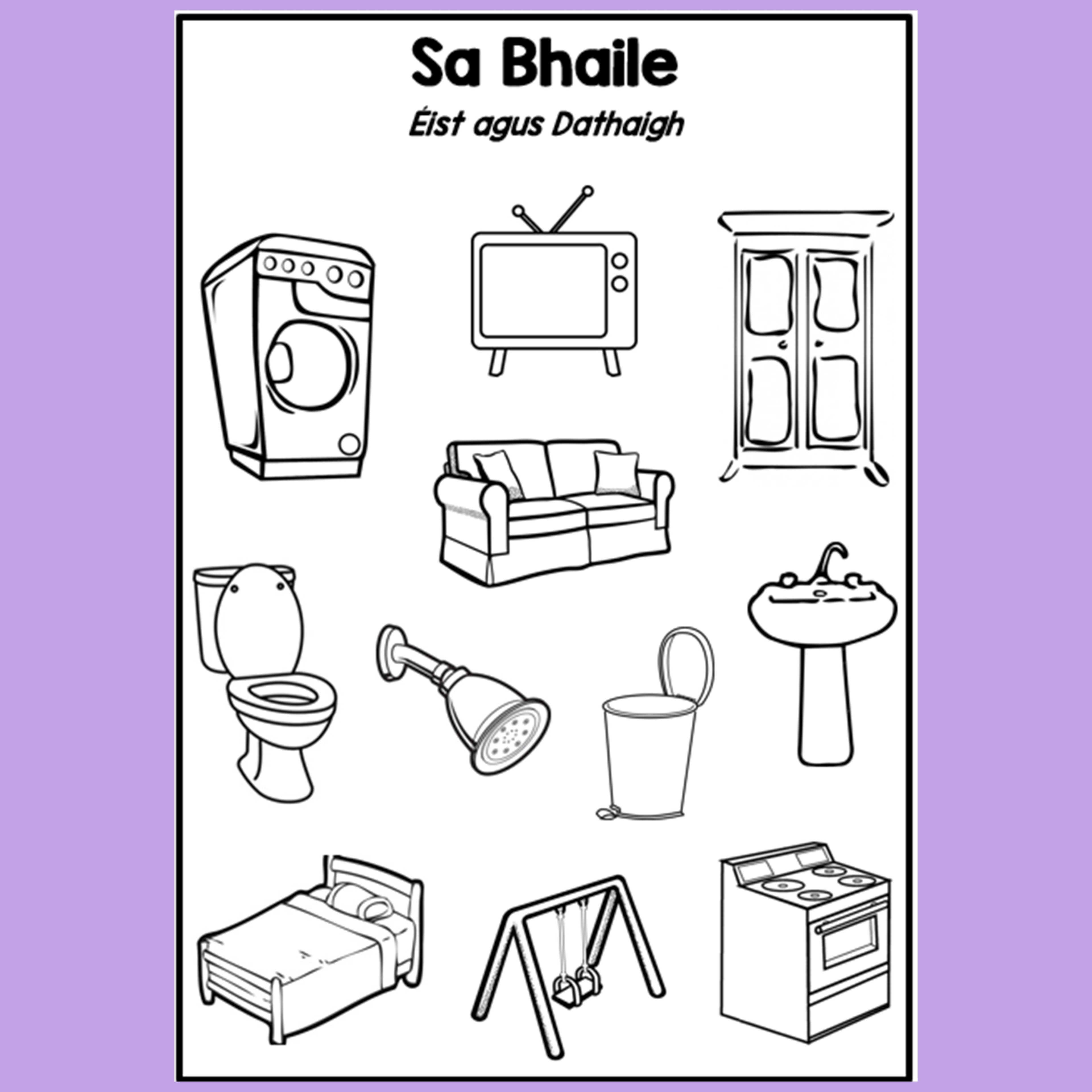 Sa Bhaile - Éist + Dathaigh