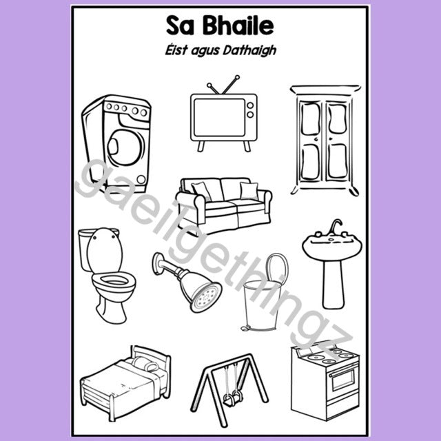 Sa Bhaile - Éist + Dathaigh