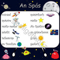 An Spás (Space) - Wordmat